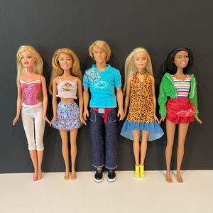 Barbie and Ken doll lot